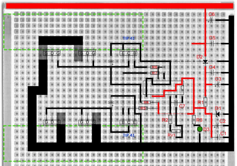 Layout Placa Inversor de Tensão 1000 watts - Eduardo Aquino
