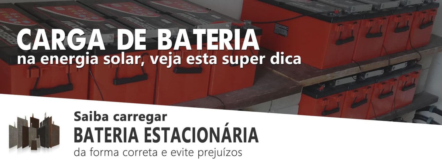 Carga de Bateria Estacionária na Energia Solar OffGrid - Dica Importante