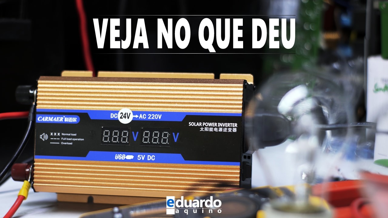 Testes Inversor 10.000Watts - Veja no que deu Site