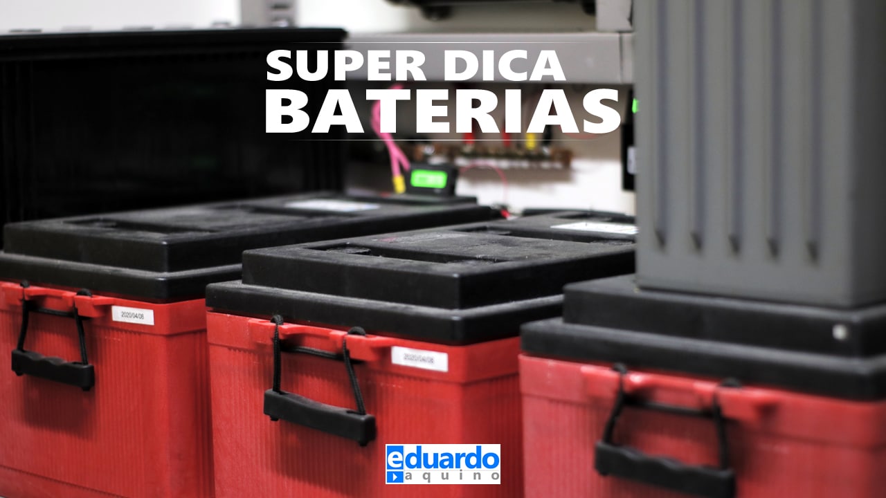 Até quantos VOLTS DESCARREGAR as Baterias na Energia Solar - Site