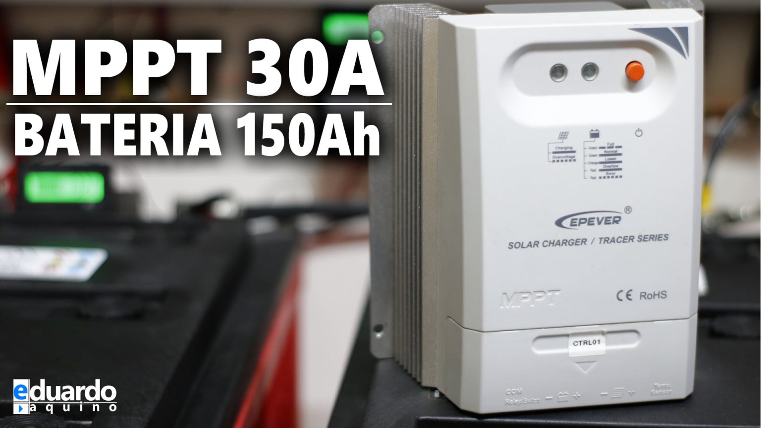 Controlador MPPT 30A e Bateria 150Ah, Será que da Problema