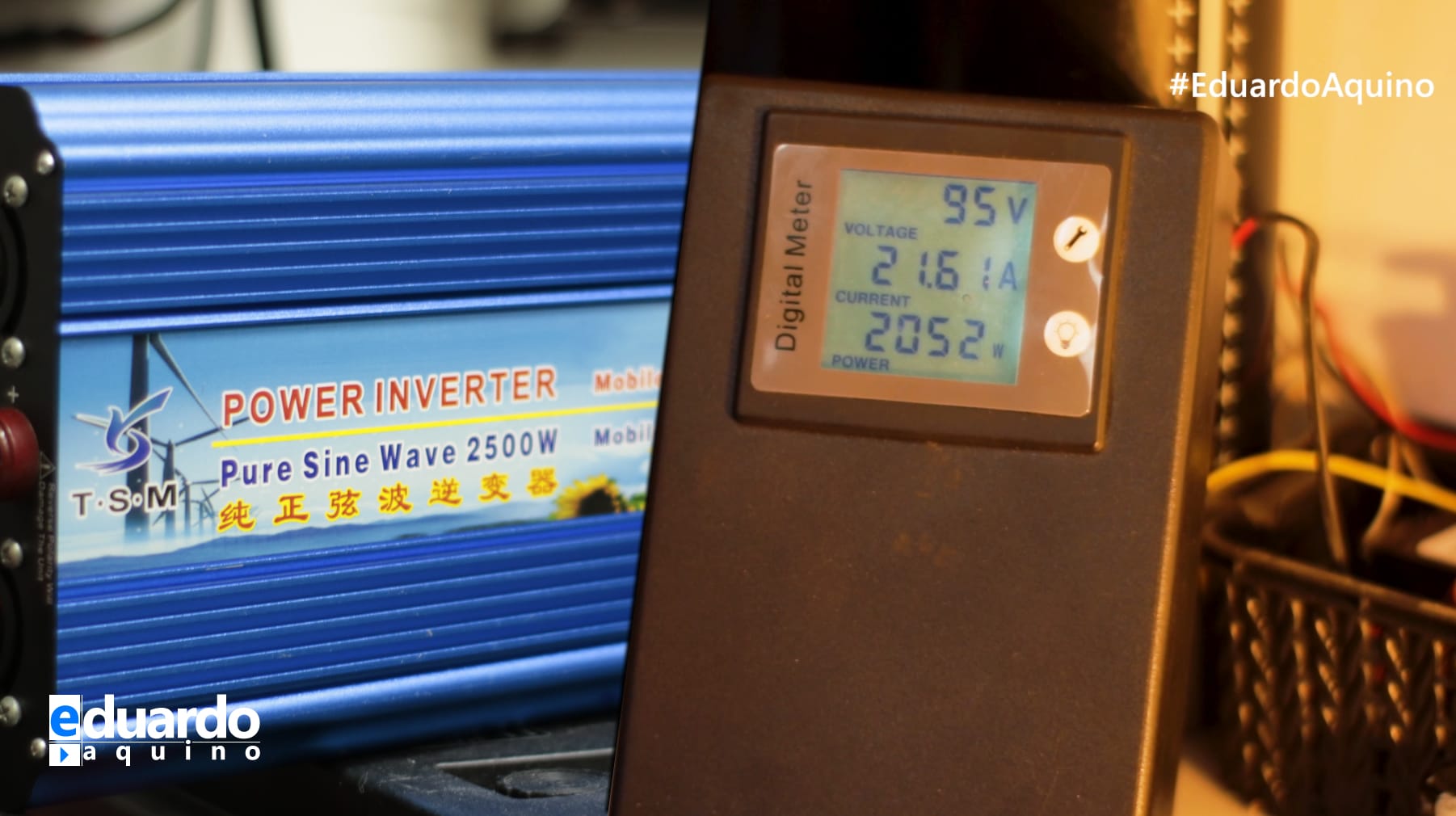 Inversor TSM 2500W Mais um teste SUPER pesado