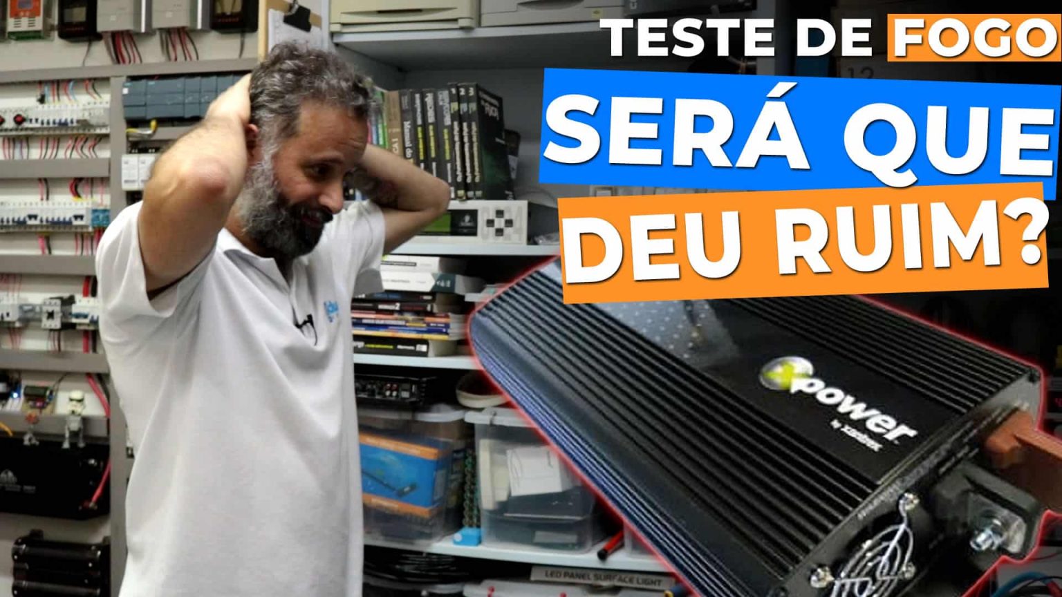 Inversor 1000W xPower XANTREX no TESTE DE FOGO