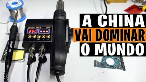 Muito BARATO e PEQUENA esta Estação de Solda Digital da CHINA
