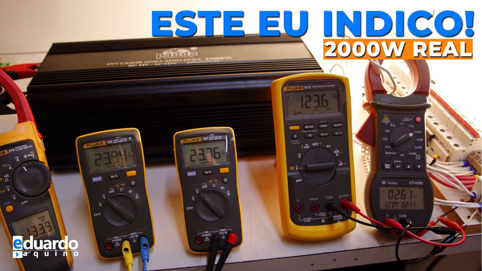 Um dos MELHORES INVERSORES 2000W que JÁ TESTEI
