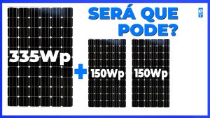 O SEGREDO sobre como ligar placa solar de POTÊNCIA diferente