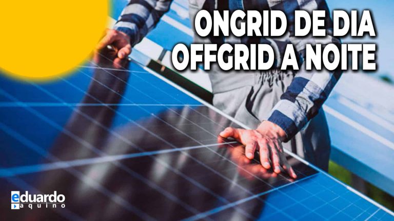 OnGrid durante o Dia e OffGrid a noite é possível