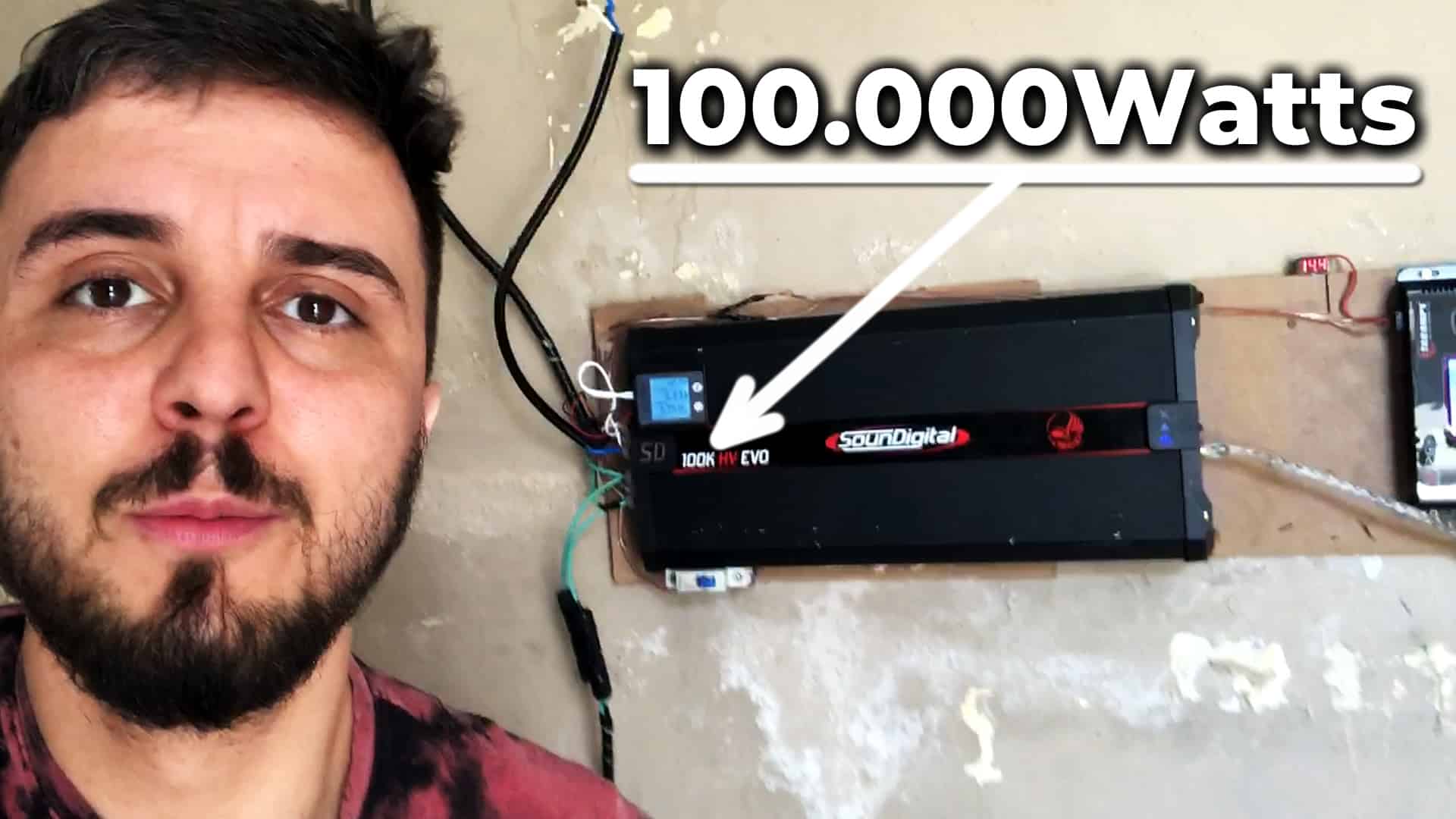 INVERSOR 100.000WATTS com Módulo de SOM AUTOMOTIVO SD100K HV EVO