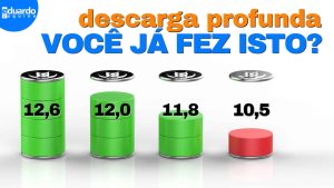 Posso descarregar BATERIA chumbo ácido até o FIM