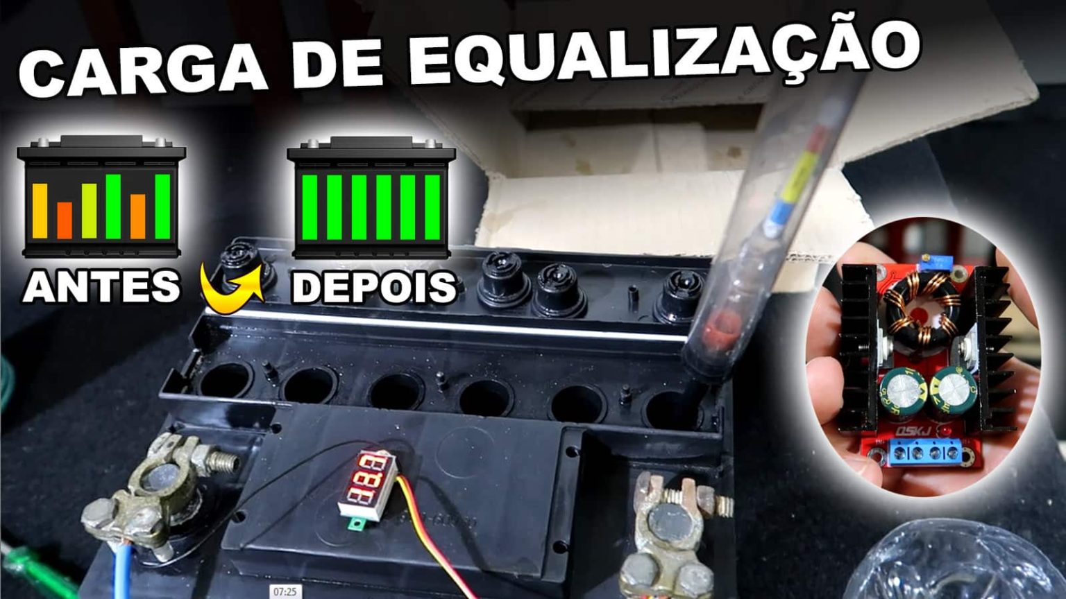 RECUPERE SUA BATERIA com uma Carga de Equalização na Prática