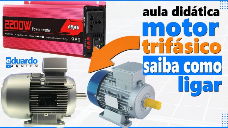 Como Ligar MOTOR TRIFÁSICO na Energia Solar Monofásica - Aula Didática