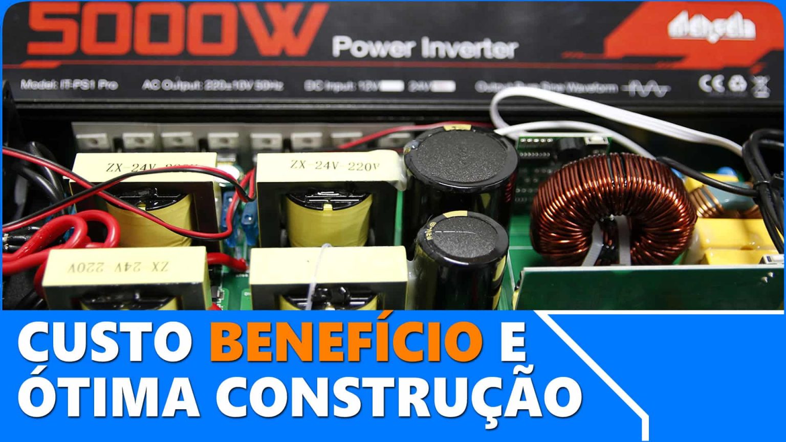 Inversor Mensela 5000W, Mudando Frequência e REVIEW