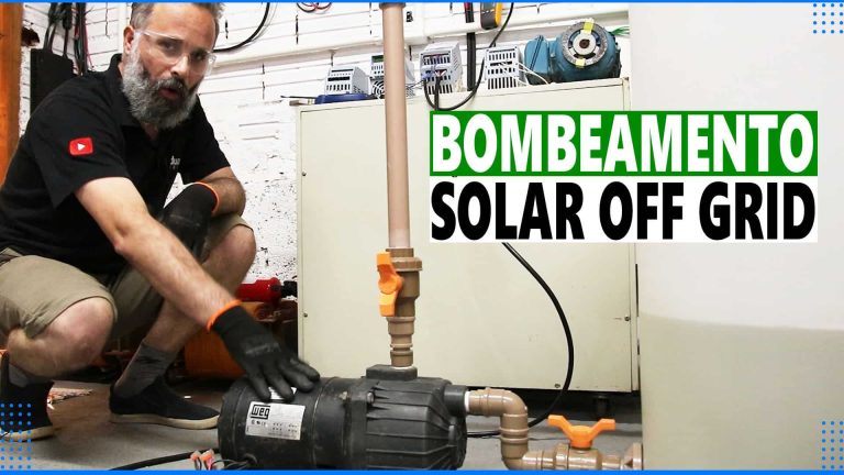 BOMBA D'ÁGUA na Placa Solar sem BATERIAS