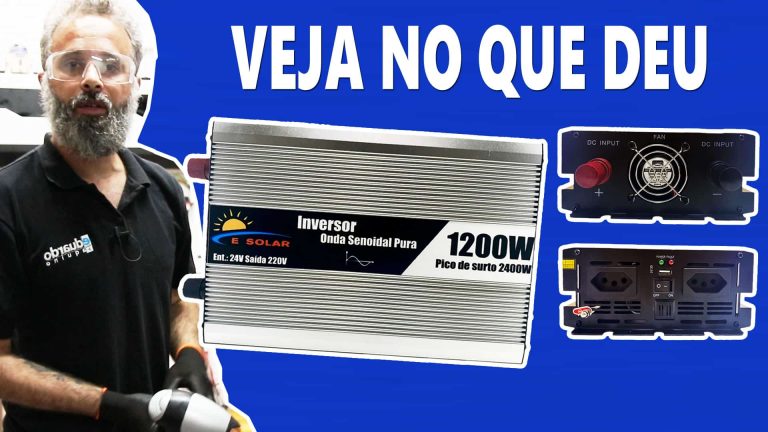 INVERSOR OffGrid eSolar no Teste de Fogo EXTREMO