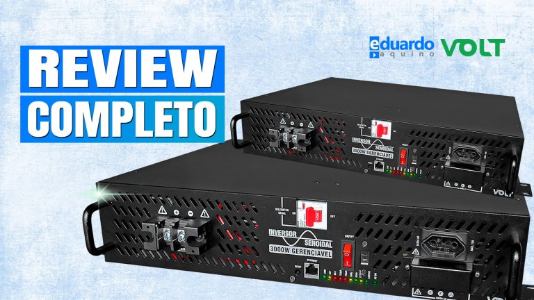 INVERSOR OffGrid 3000W VOLT 127V/220V Gerenciável