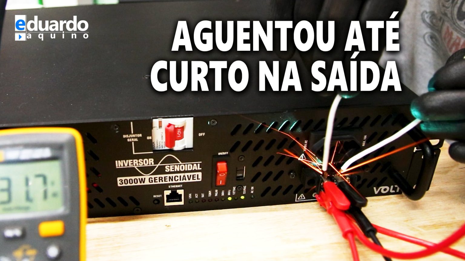 INVERSOR 3000W 100% Nacional FEZ Bonito no Teste de Fogo - VOLT