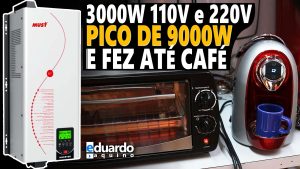 9000W Pico Inversor MUST 3000W 110V e 220V