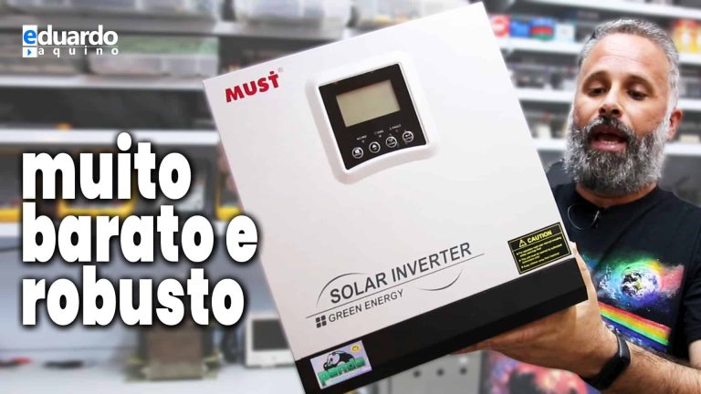 NOVO Inversor Híbrido 3000W MUST para Energia Solar OffGrid