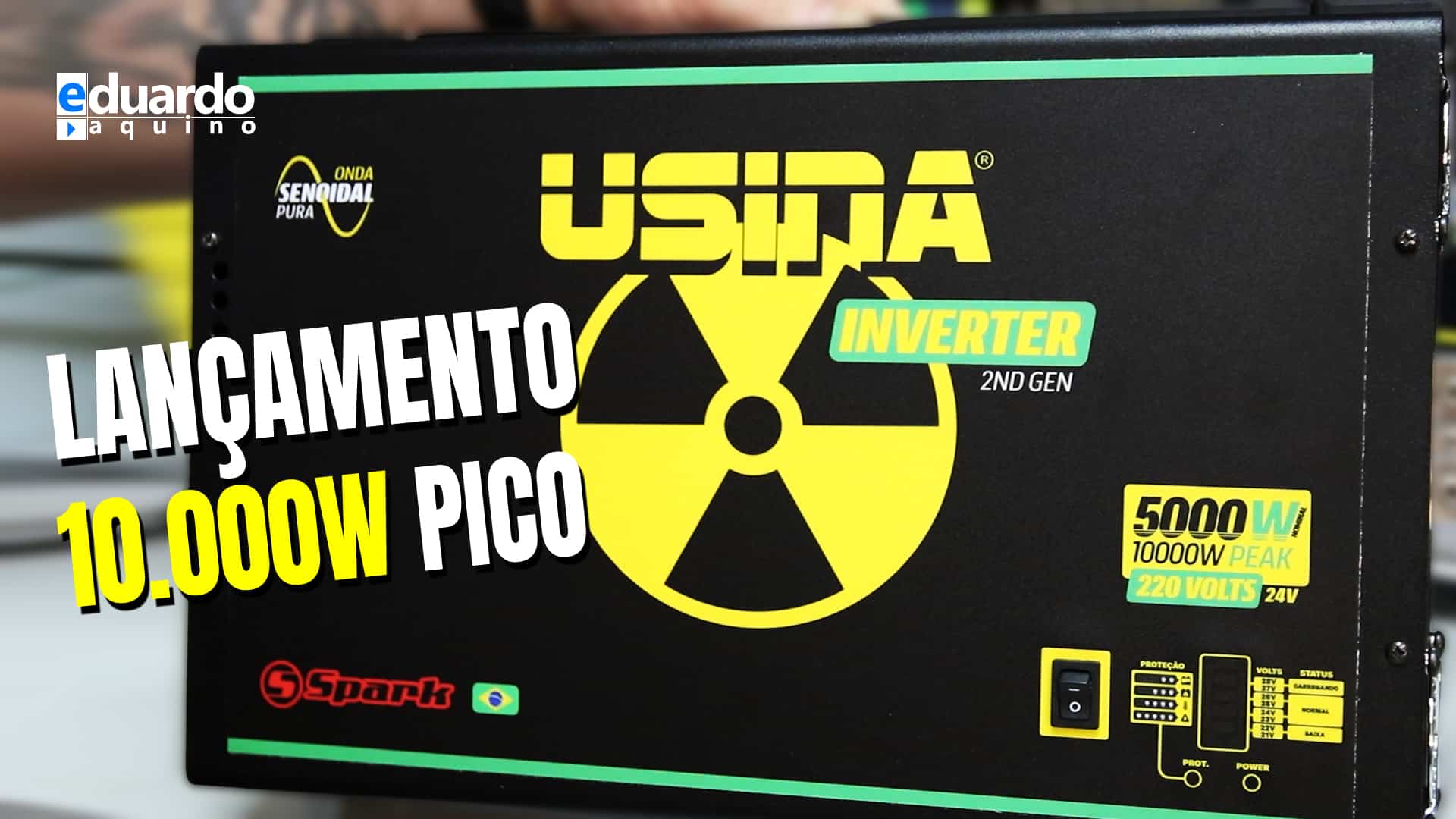 INVERSOR USINA 5000W 100% Nacional para Sistema Fotovoltaico OFF GRID