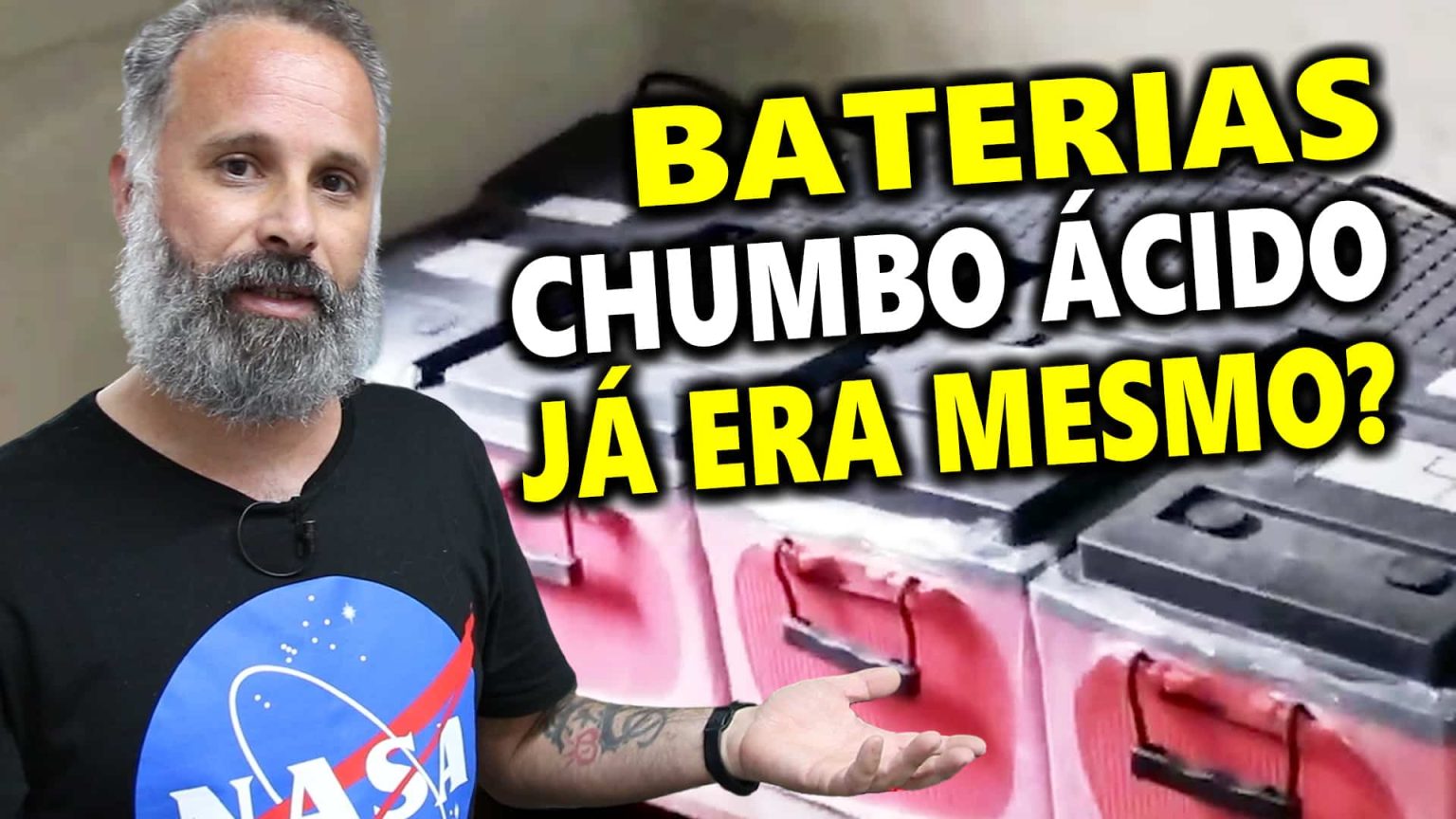 Baterias Estacionárias e Automotivas é Tecnologia Ultrapassada