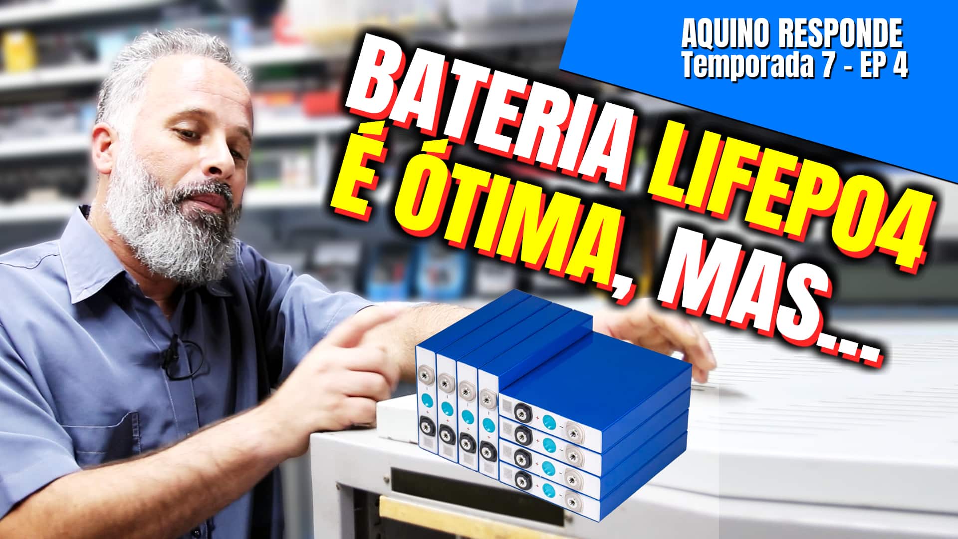 bateria lifepo4 vs estacionária chumbo ácido, qual dura mais?