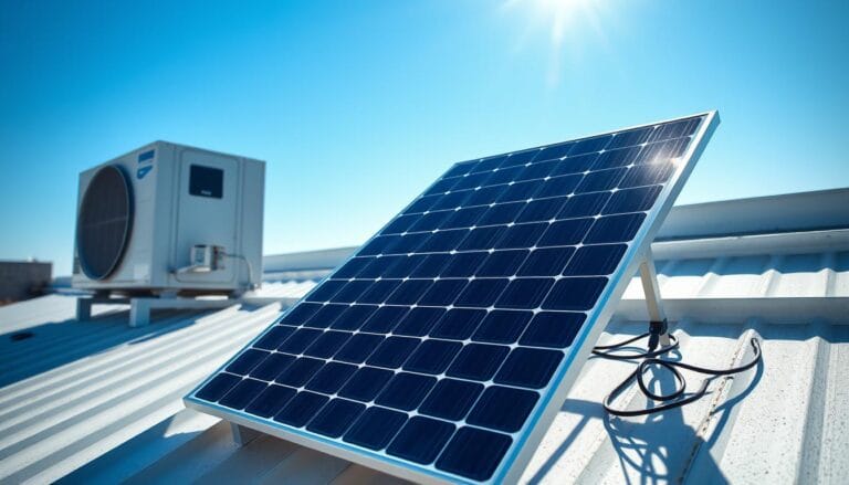 1 PLACA SOLAR de 550W liga AR CONDICIONADO