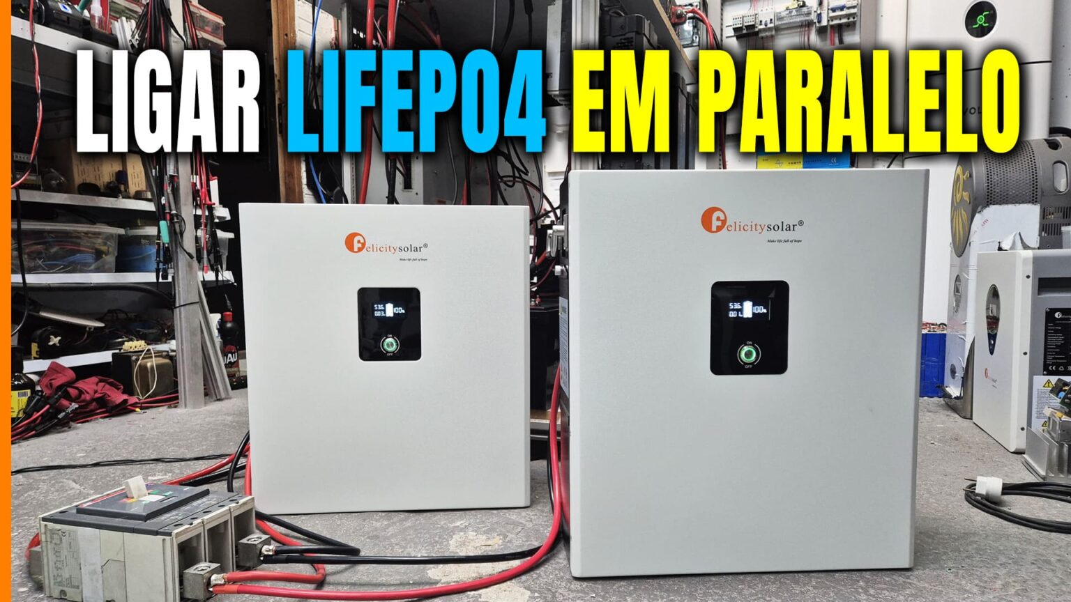 Baterias LiFePO4 em Paralelo Eduardo Aquino