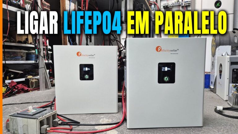 Baterias LifePO4 em Paralelo Veja A Forma Correta de Ligar Bateria Felicity Solar 48V 100Ah - Eduardo Aquino