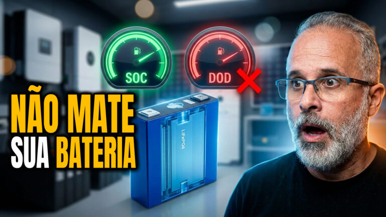 Dominando a Vida Útil das Baterias: O Guia Essencial sobre SOC e DOD